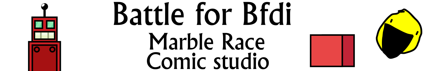 BFB Marble Race Comic Studio