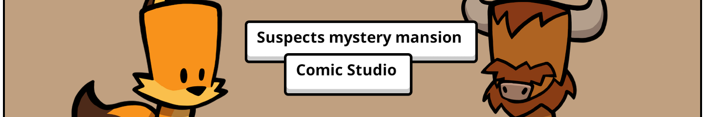 Suspects Mystery mansion Comic Studio