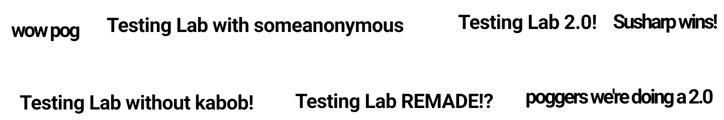 Testing Lab REMADE! ft. Someanonymous the Denchuhs Comic Studio