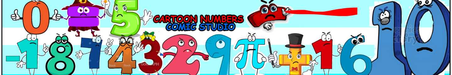 Cartoon Numbers Comic Studio