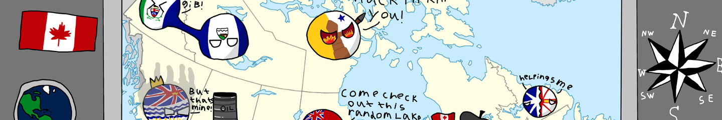 Canadian Province and Territory Countryballs Comic Studio