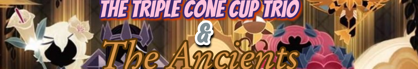 The Triple Cone Cup Trio: In the Ancients Comic Studio