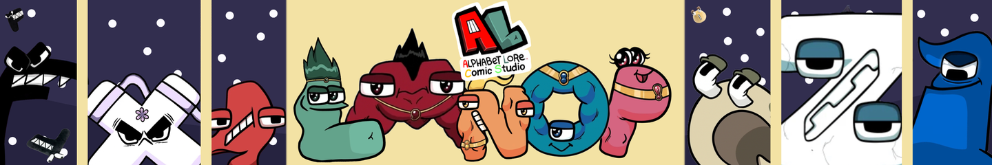 Latvian alphabet lore Comic Studio