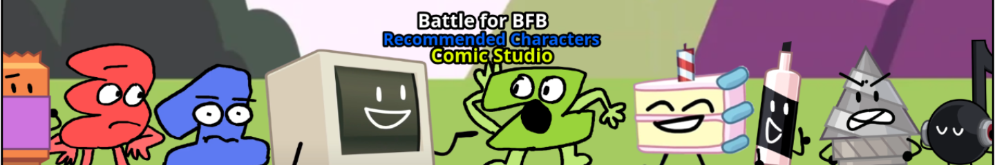 BFB Post-Split Recommended Characters Comic Studio