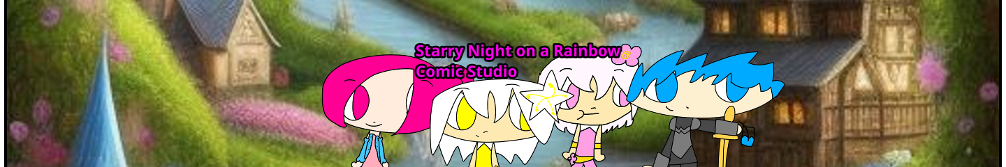 Starry Night on a Rainbow Comic Studio