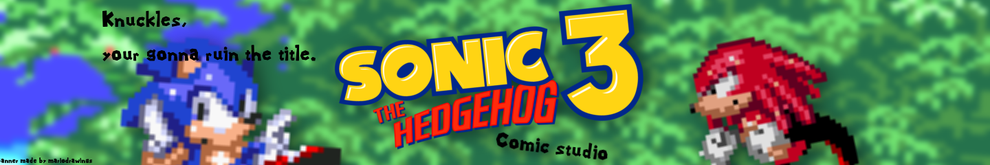 Sonic 3 Comic Studio