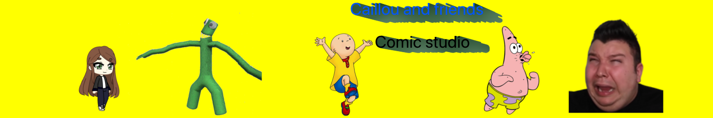 Caillou and friends Comic Studio