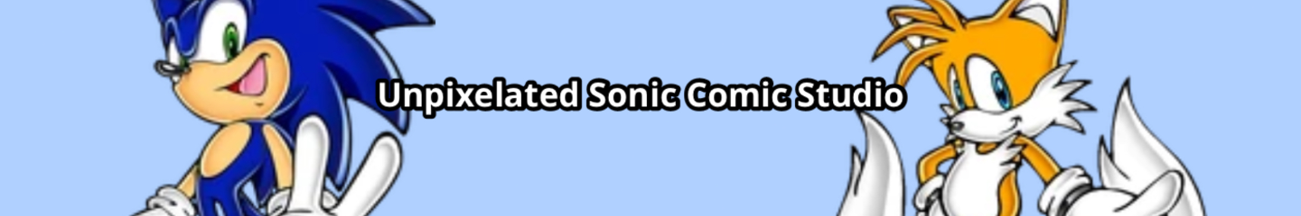 Unpixelated Sonic The Hedgehog Comic Studio