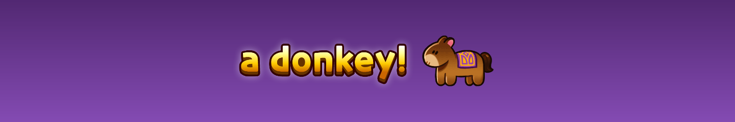 a donkey! Comic Studio