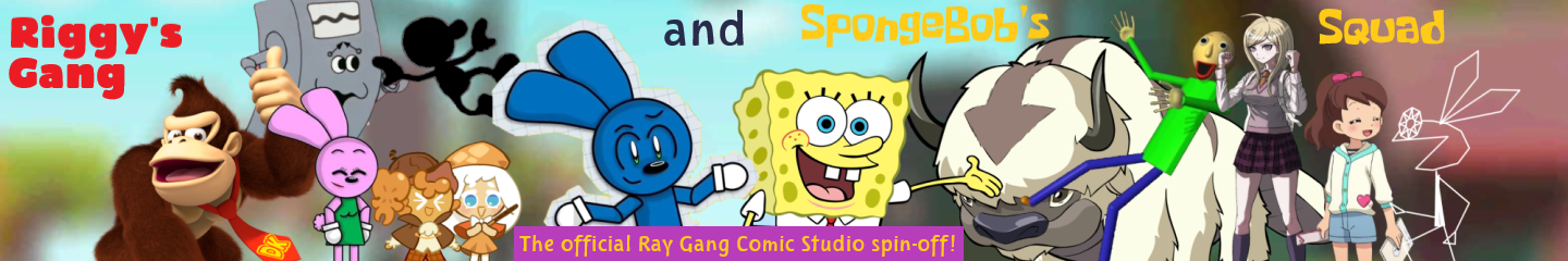 Riggy's Gang and SpongeBob's Squad Comic Studio