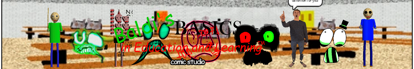 epic rooms mashup baldi's basics Comic Studio