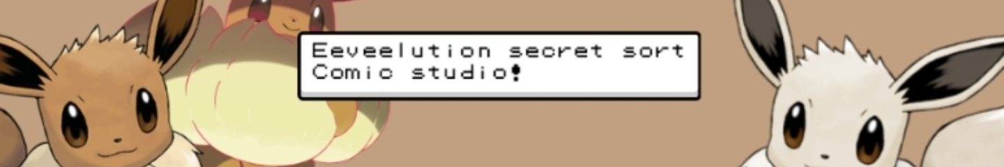 Eeeveelution secret sort Comic Studio