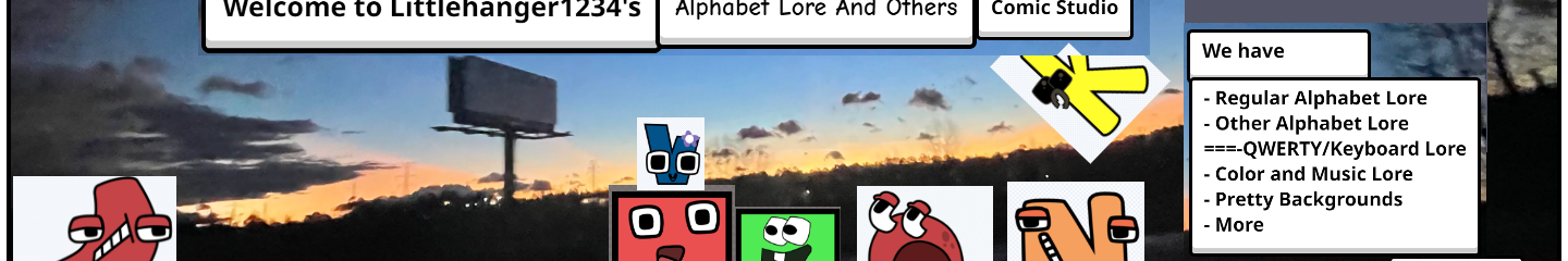 Every Alphabet Lore sprite except backgrounds - Comic Studio