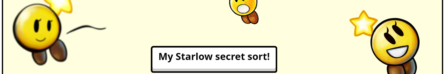 Starlow secret sort Comic Studio