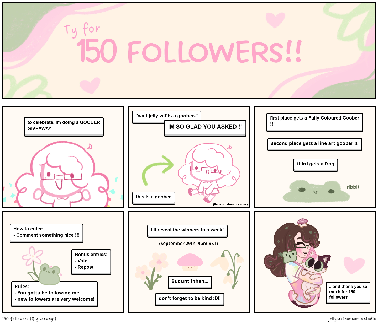 150 followers (& giveaway!)