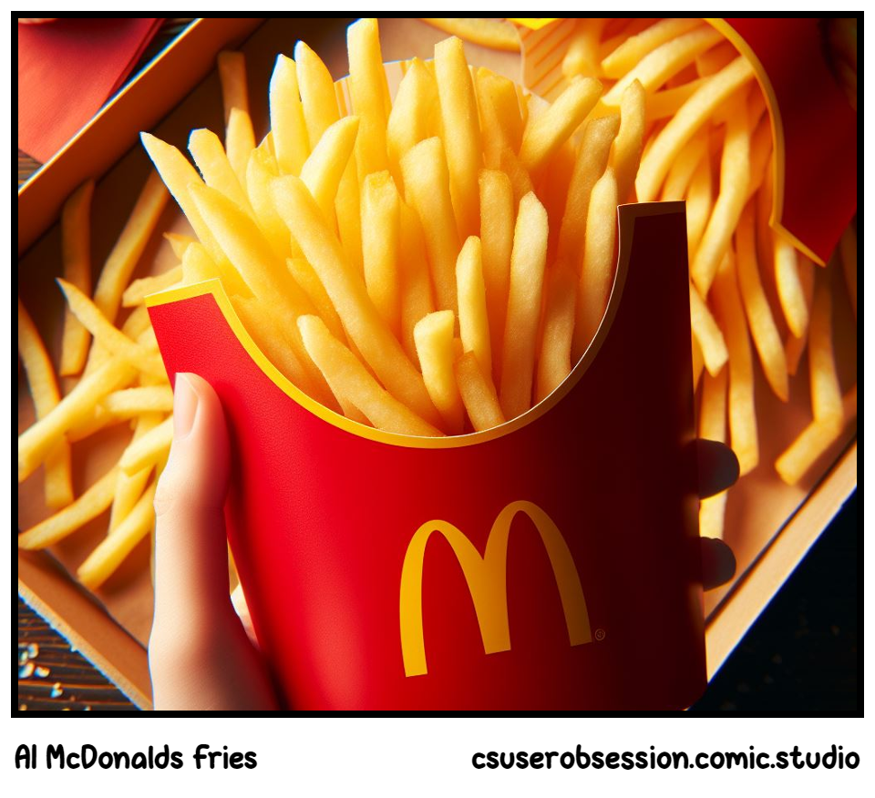 AI McDonalds Fries