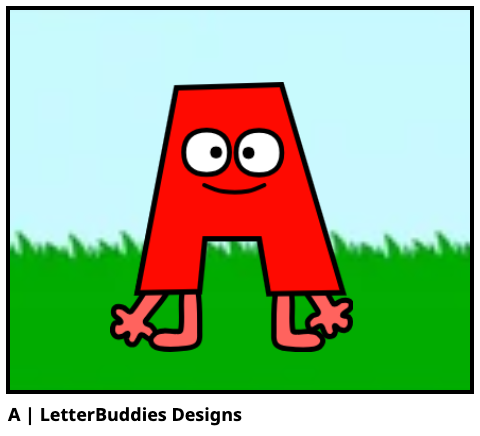 A | LetterBuddies Designs