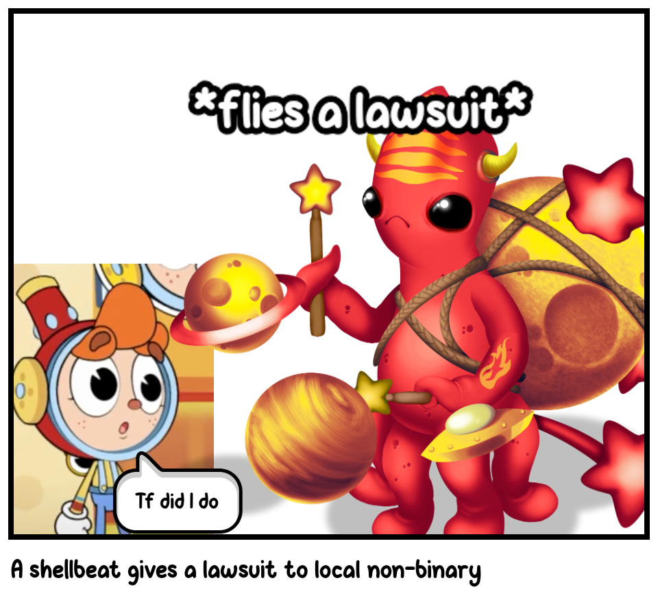 A shellbeat gives a lawsuit to local non-binary