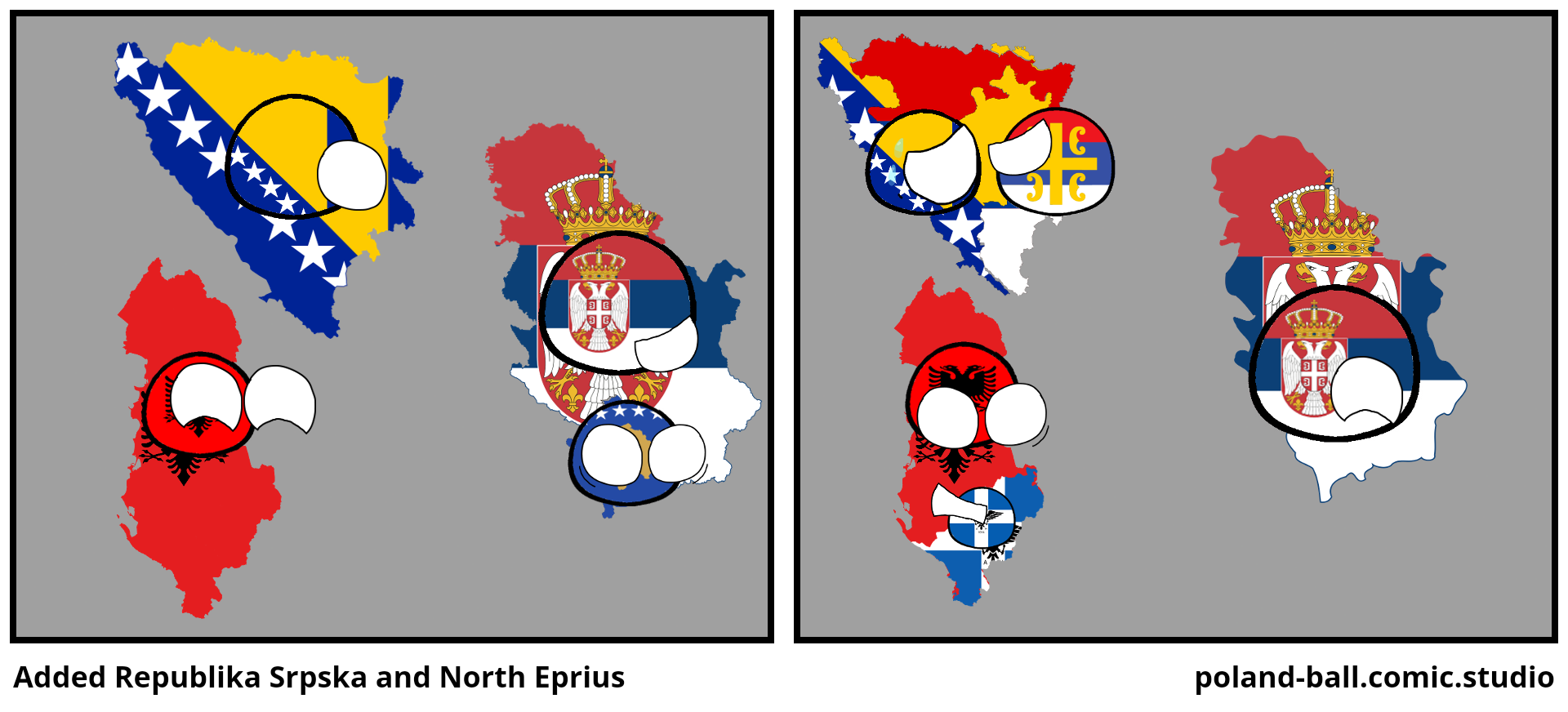Added Republika Srpska and North Eprius