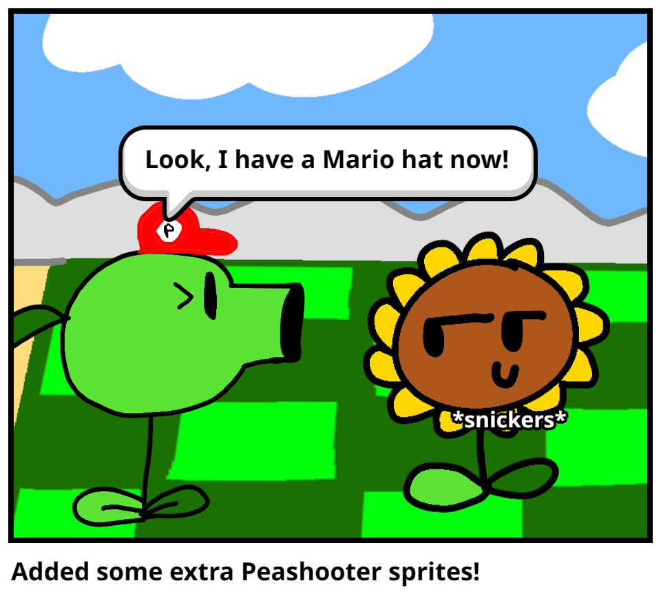 Added some extra Peashooter sprites!