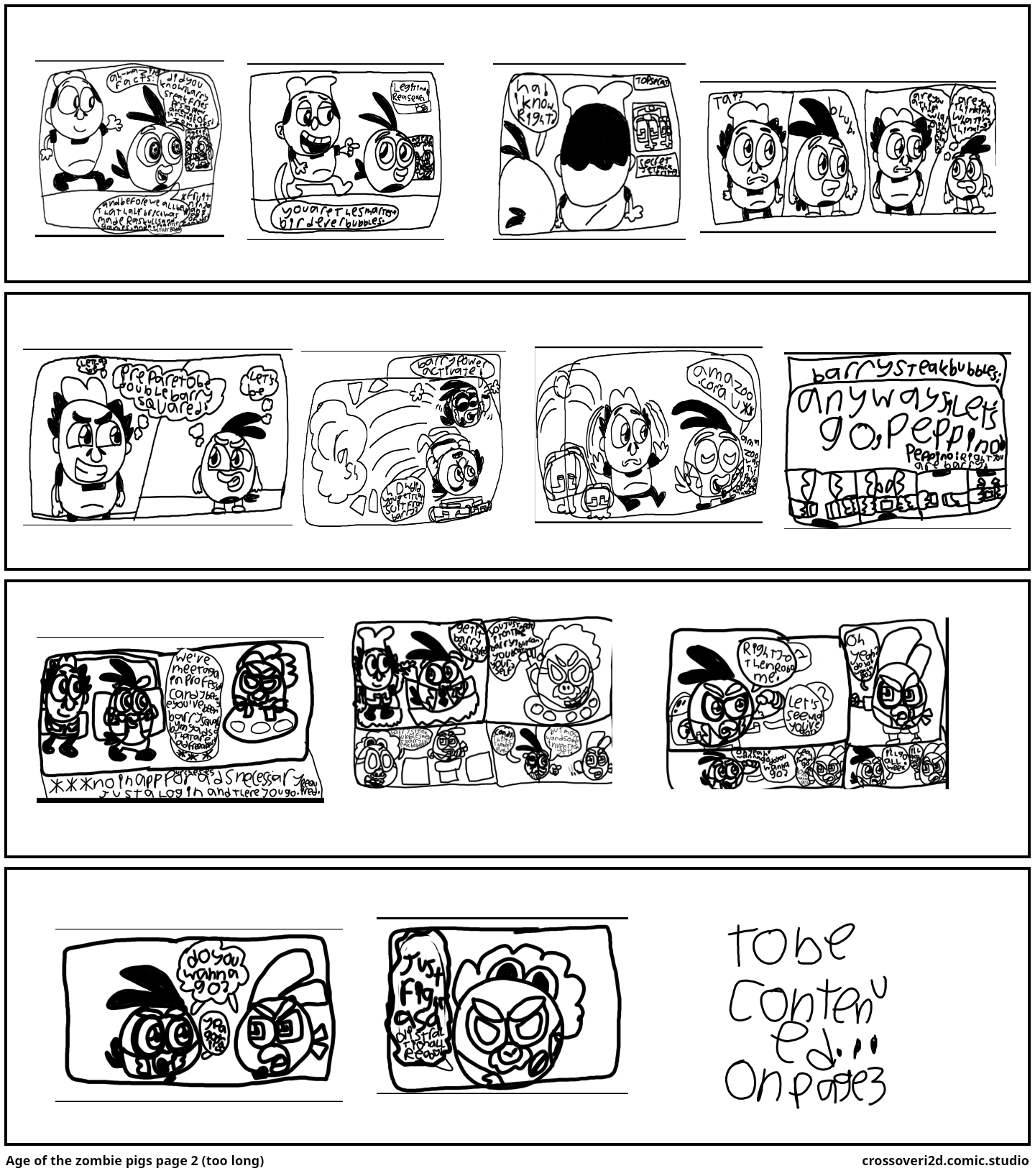 Age of the zombie pigs page 2 (too long)
