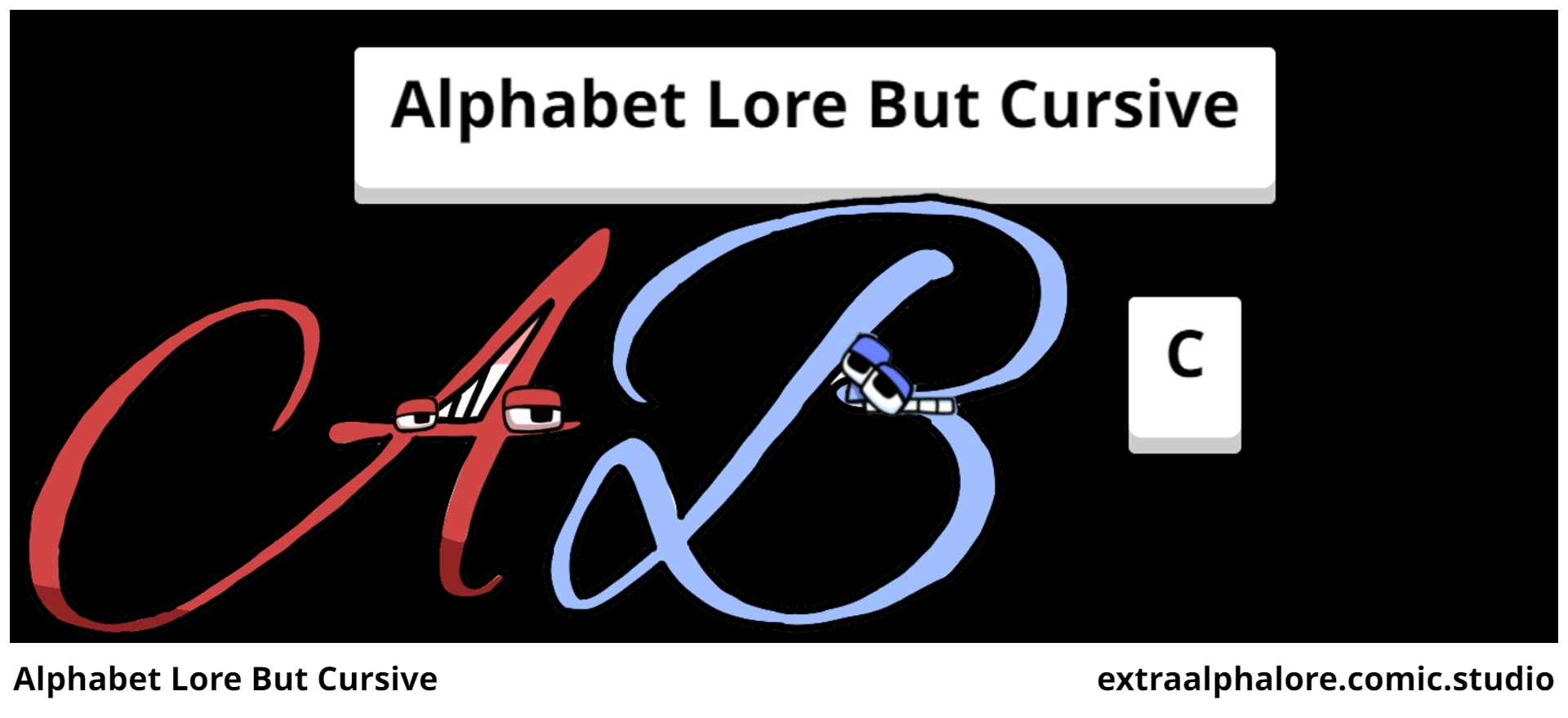 Alphabet Lore But Cursive