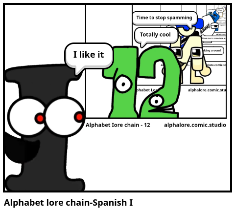 Alphabet lore chain-Spanish I