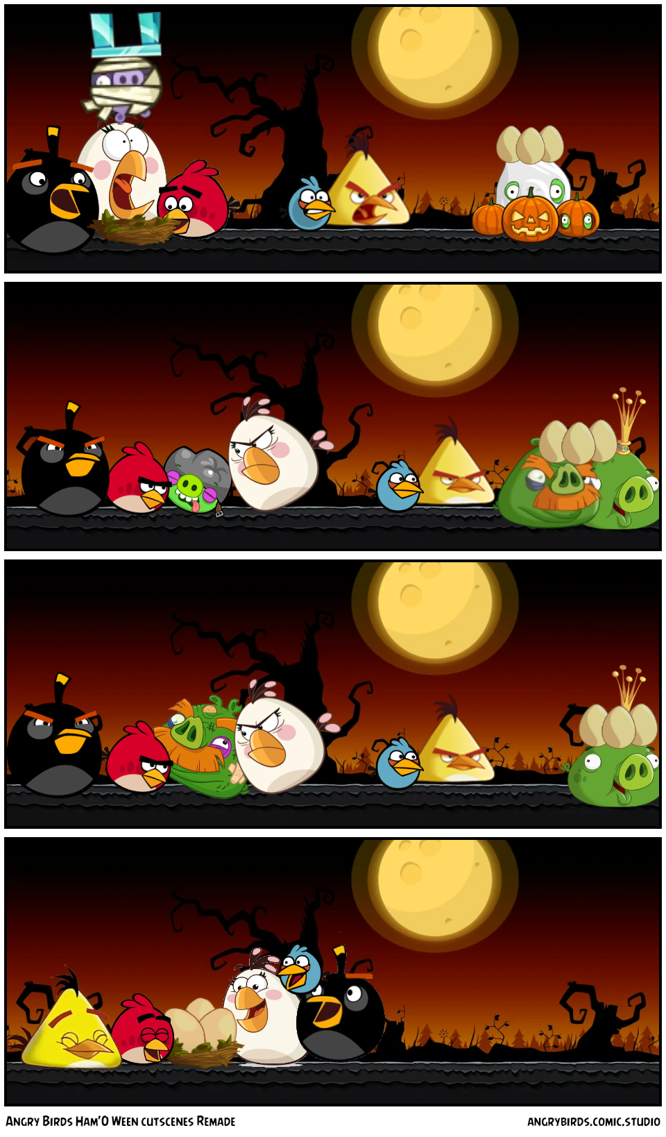 Angry Birds Ham'O Ween cutscenes Remade