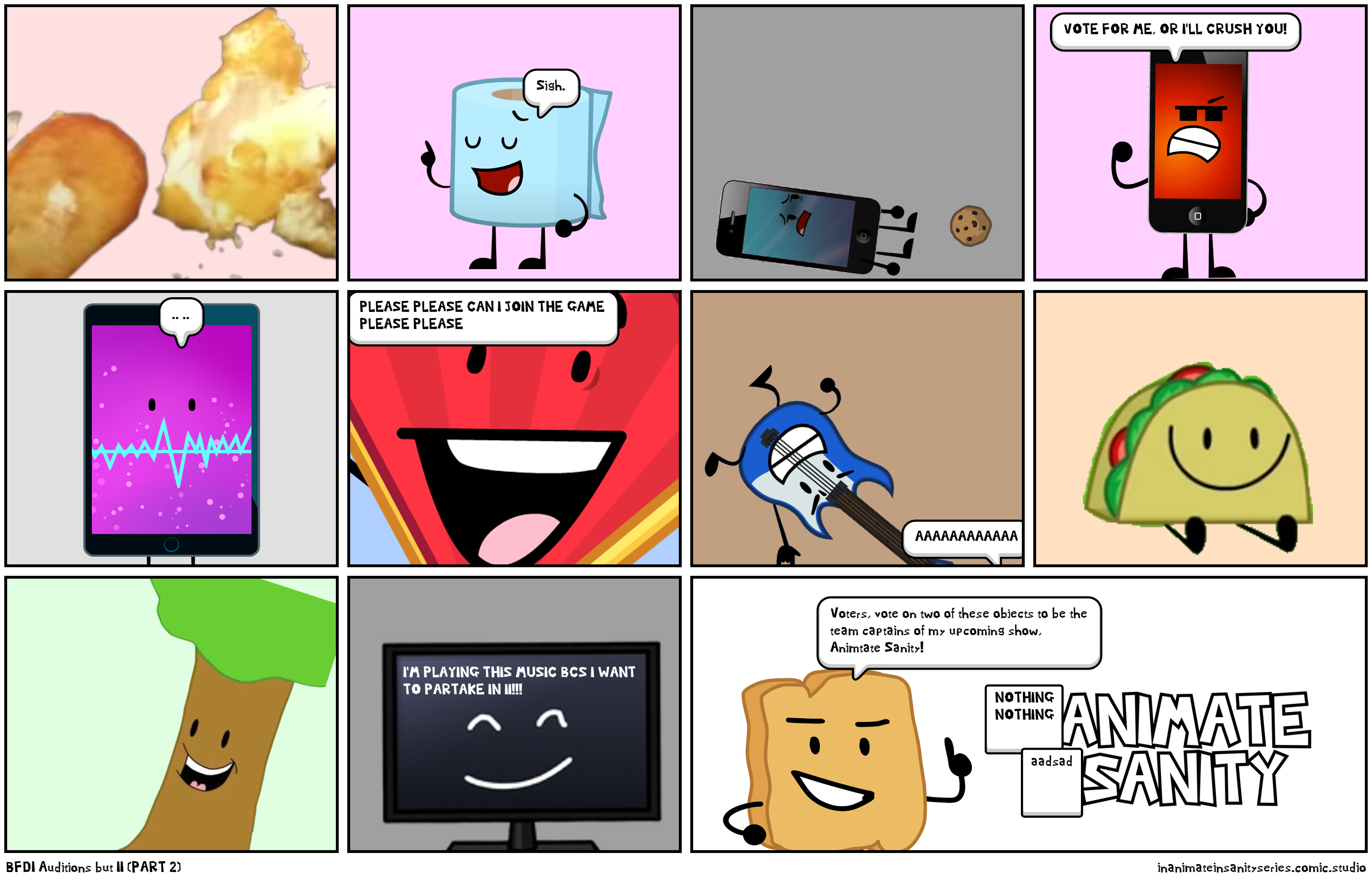 BFDI Auditions but II (PART 2)