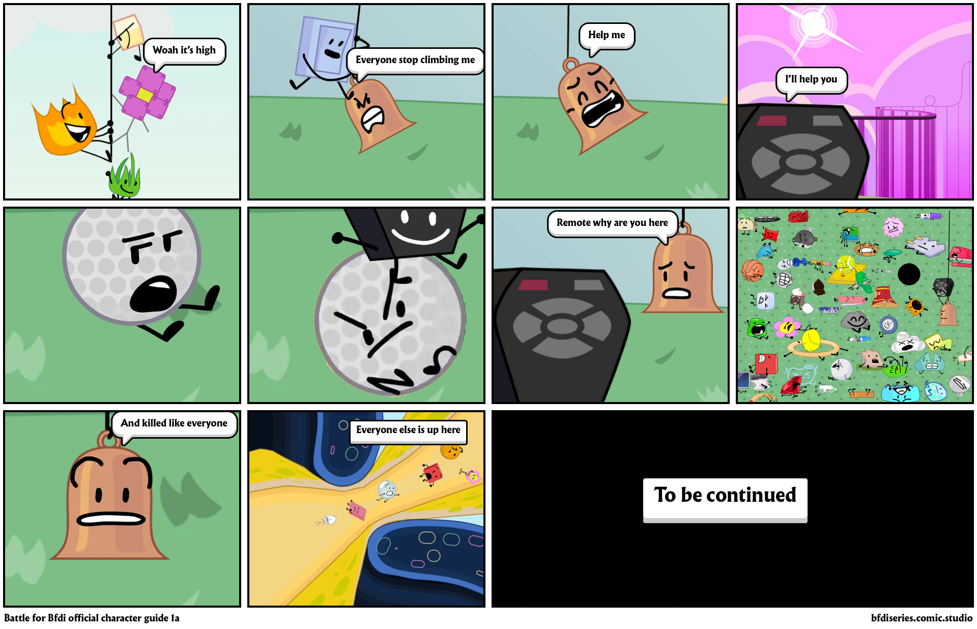 Battle for Bfdi official character guide 1a