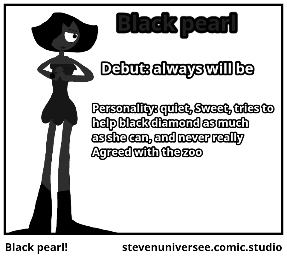Black pearl!