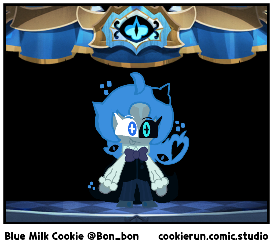 Blue Milk Cookie @Bon_bon