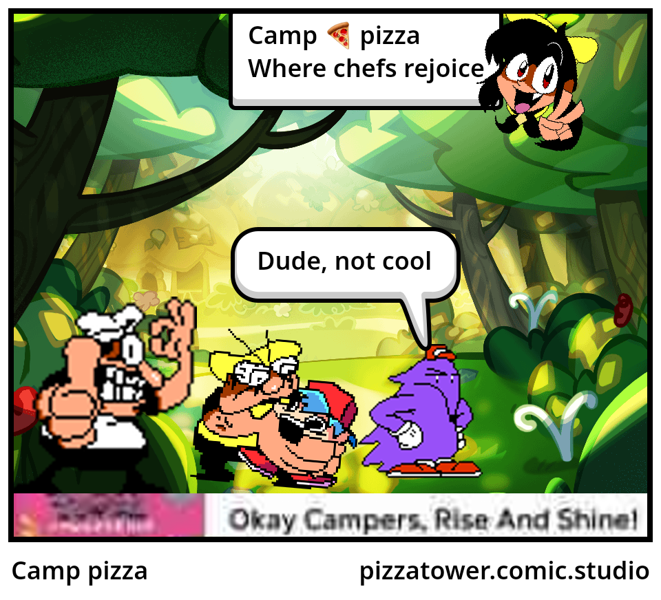 Camp pizza