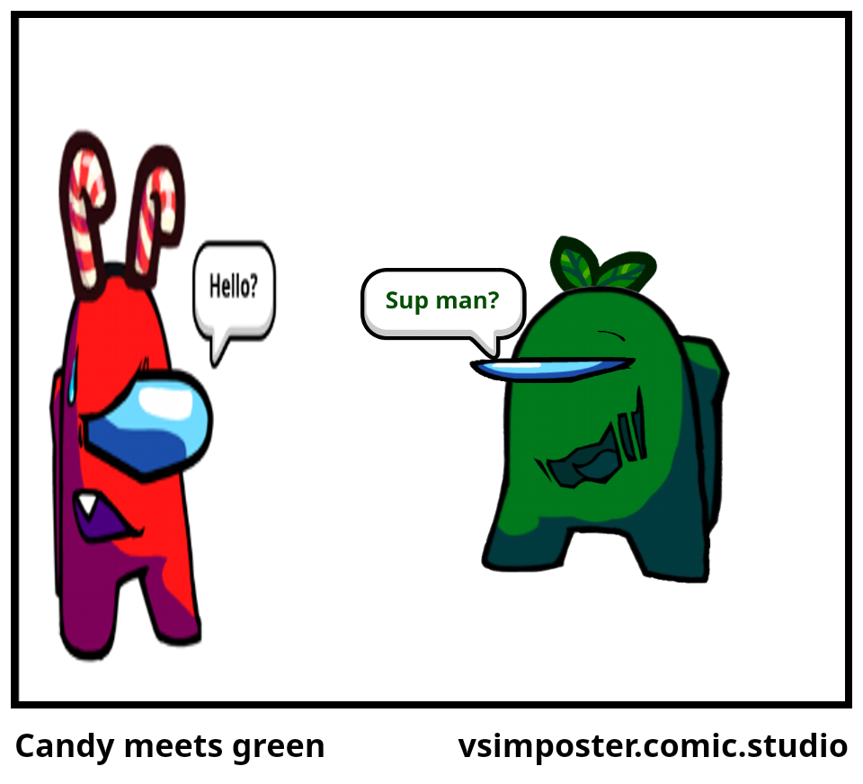 Candy meets green