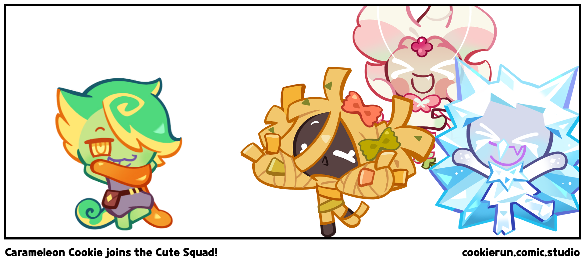 Carameleon Cookie joins the Cute Squad!
