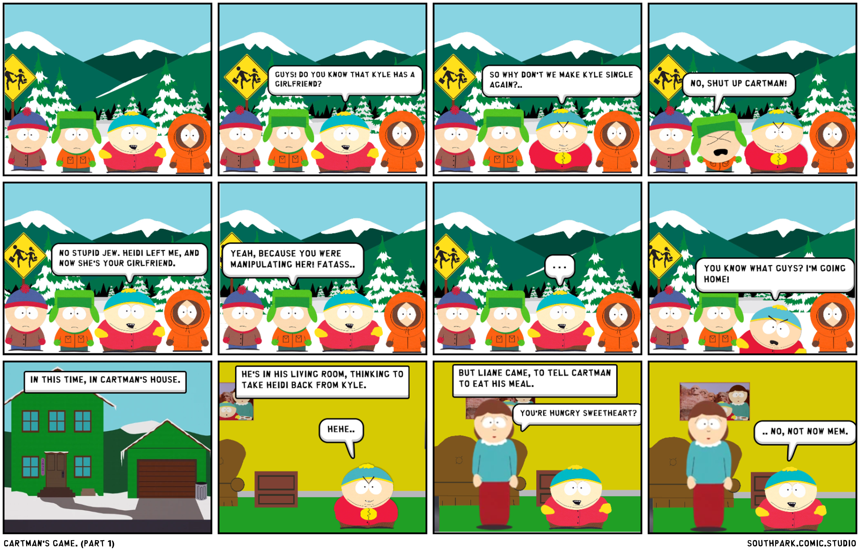 Cartman's game. (part 1)