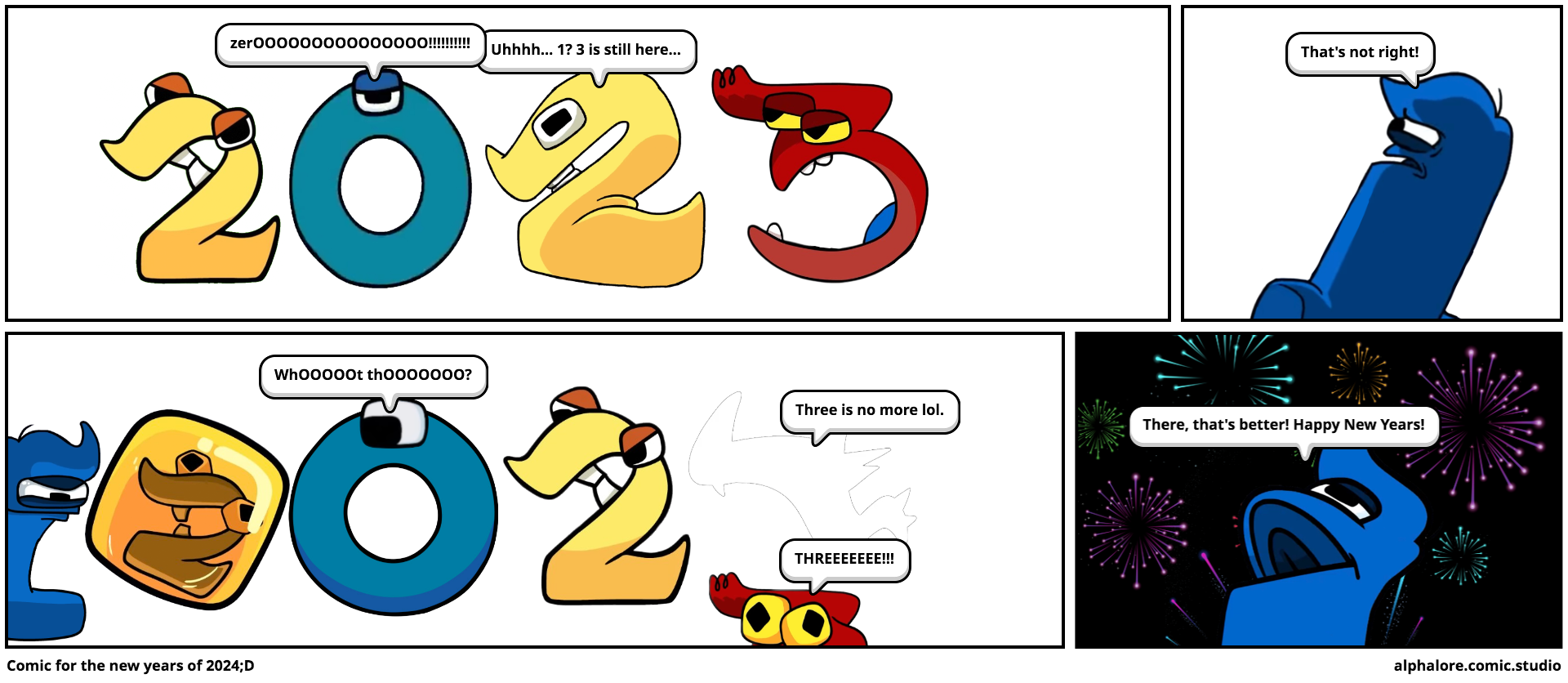 Comic for the new years of 2024;D