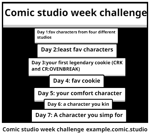 Comic studio week challenge