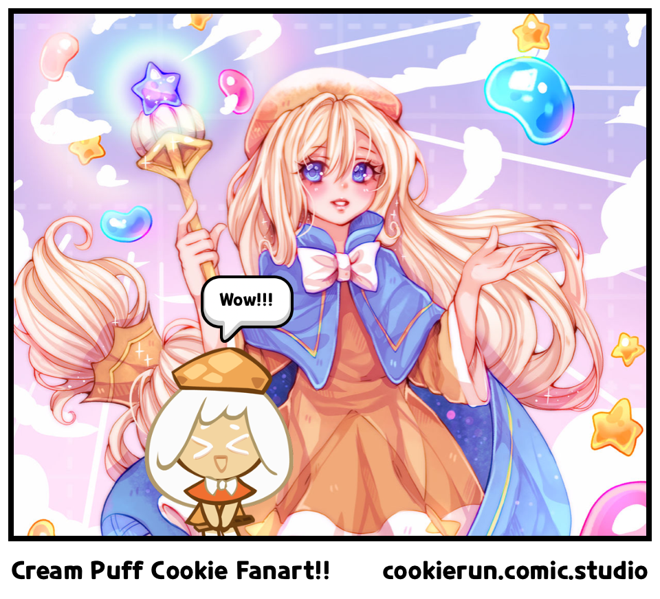 Cream Puff Cookie Fanart!!