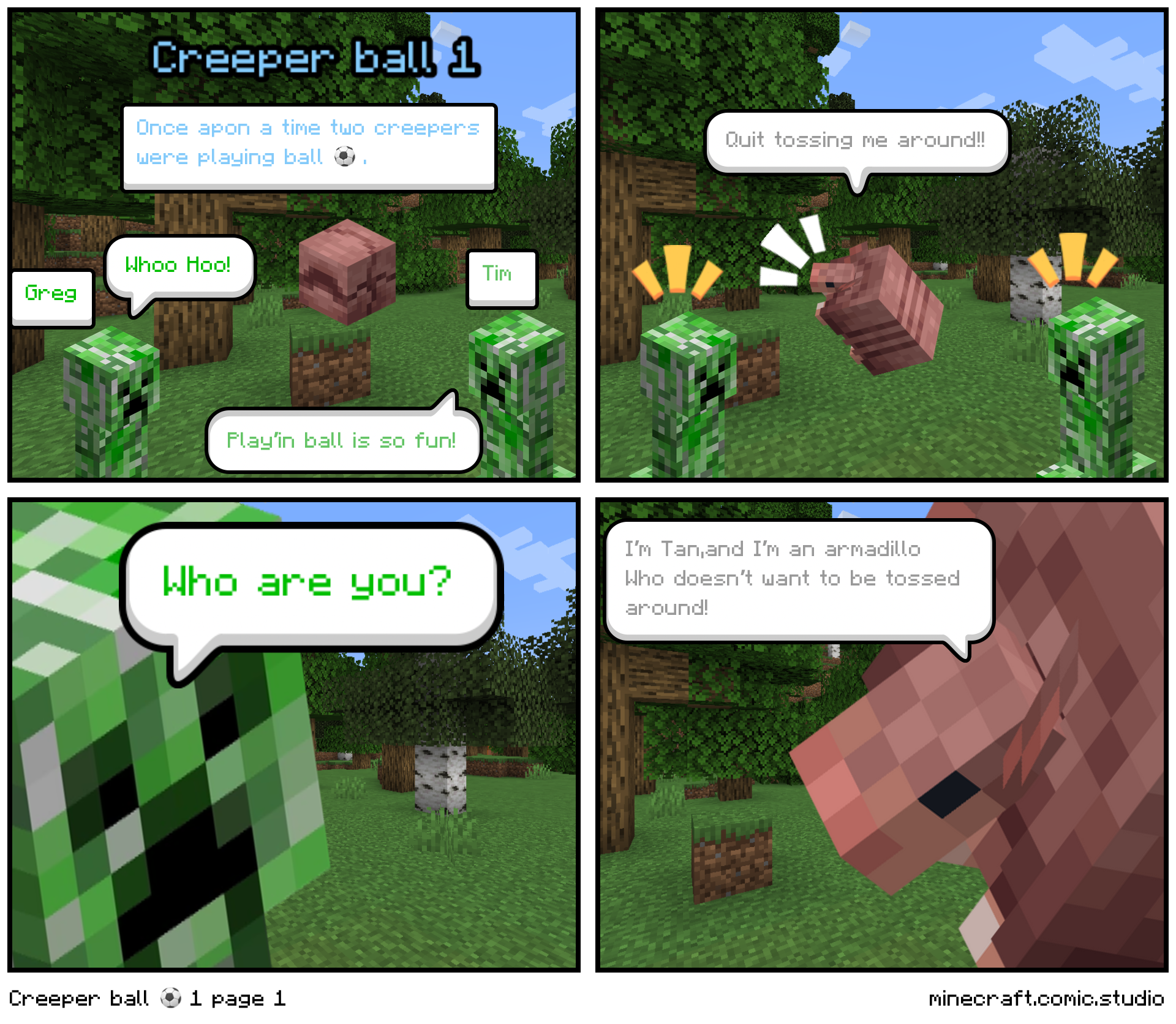 Creeper ball ⚽️ 1 page 1