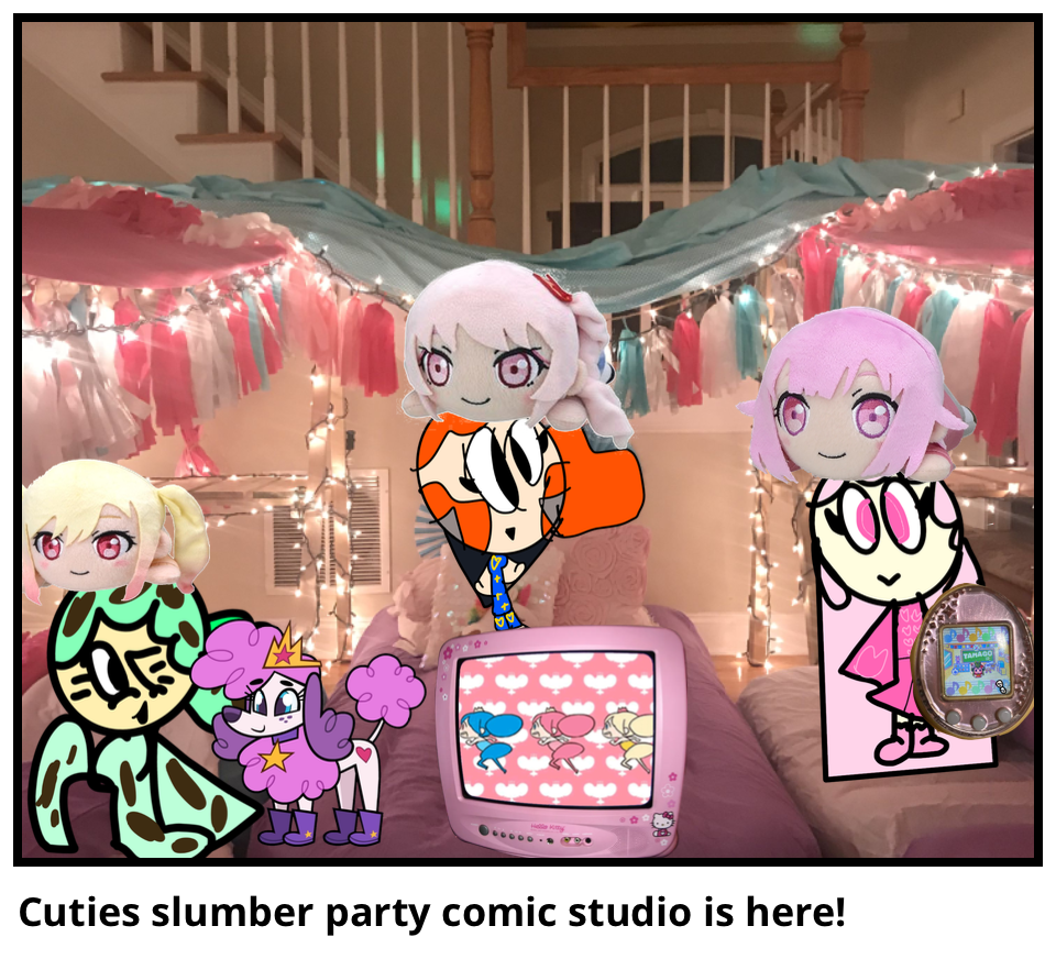 Cuties slumber party comic studio is here!