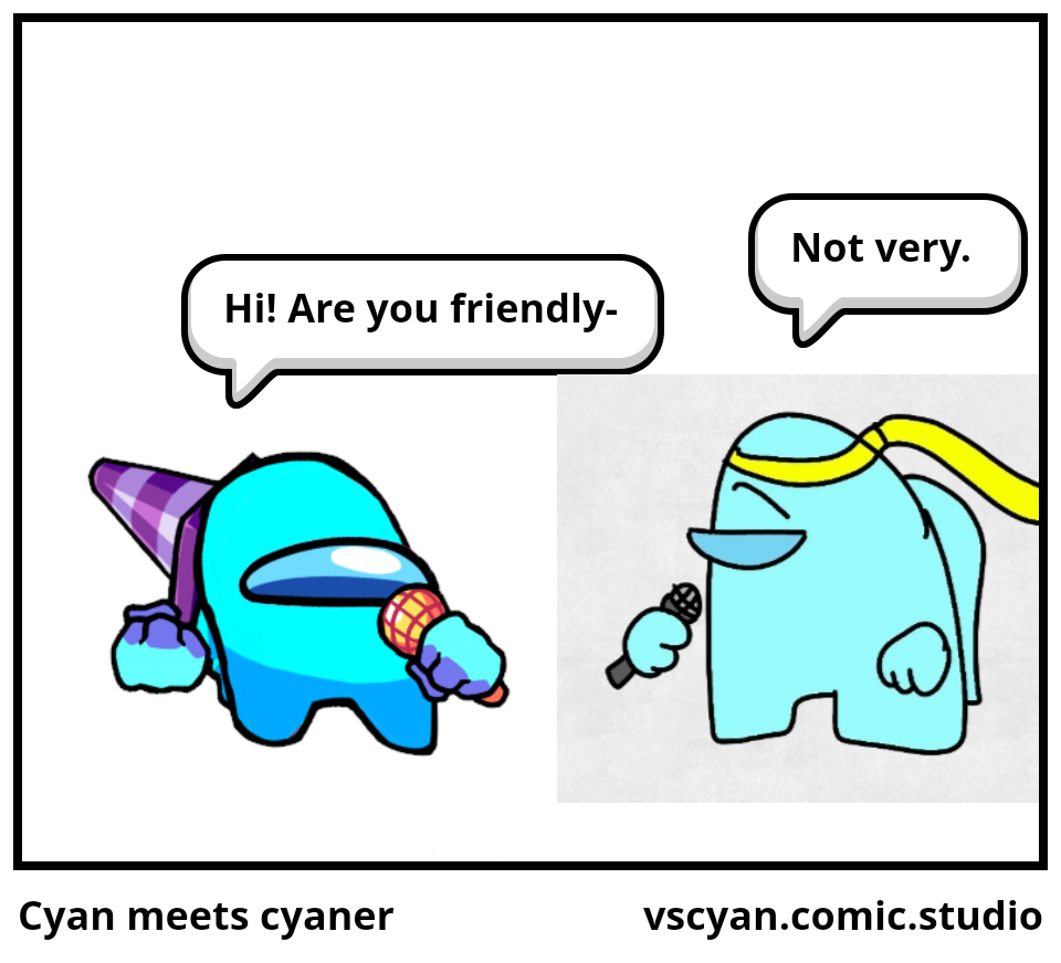Cyan meets cyaner