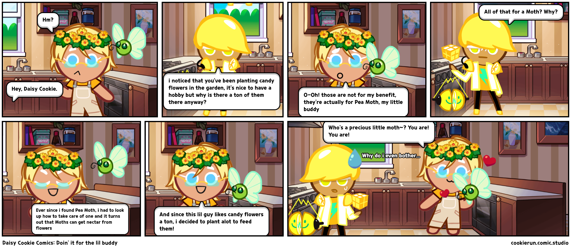 Daisy Cookie Comics: Doin' it for the lil buddy
