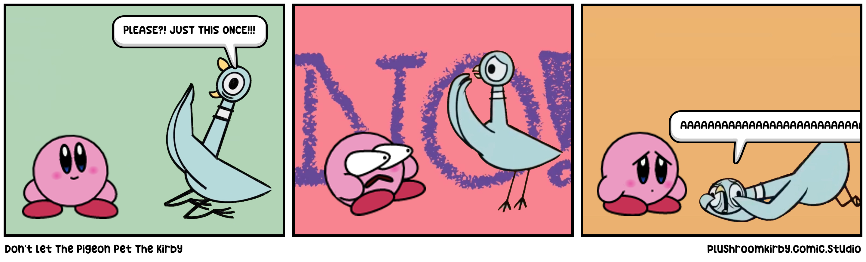 Don't Let The Pigeon Pet The Kirby