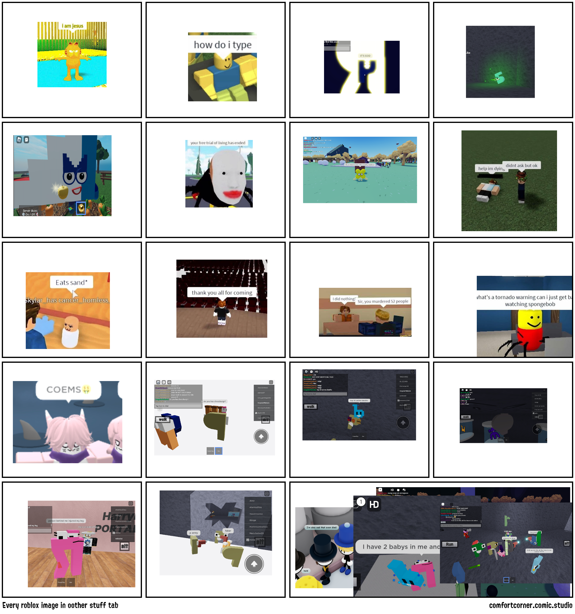 Every roblox image in oother stuff tab