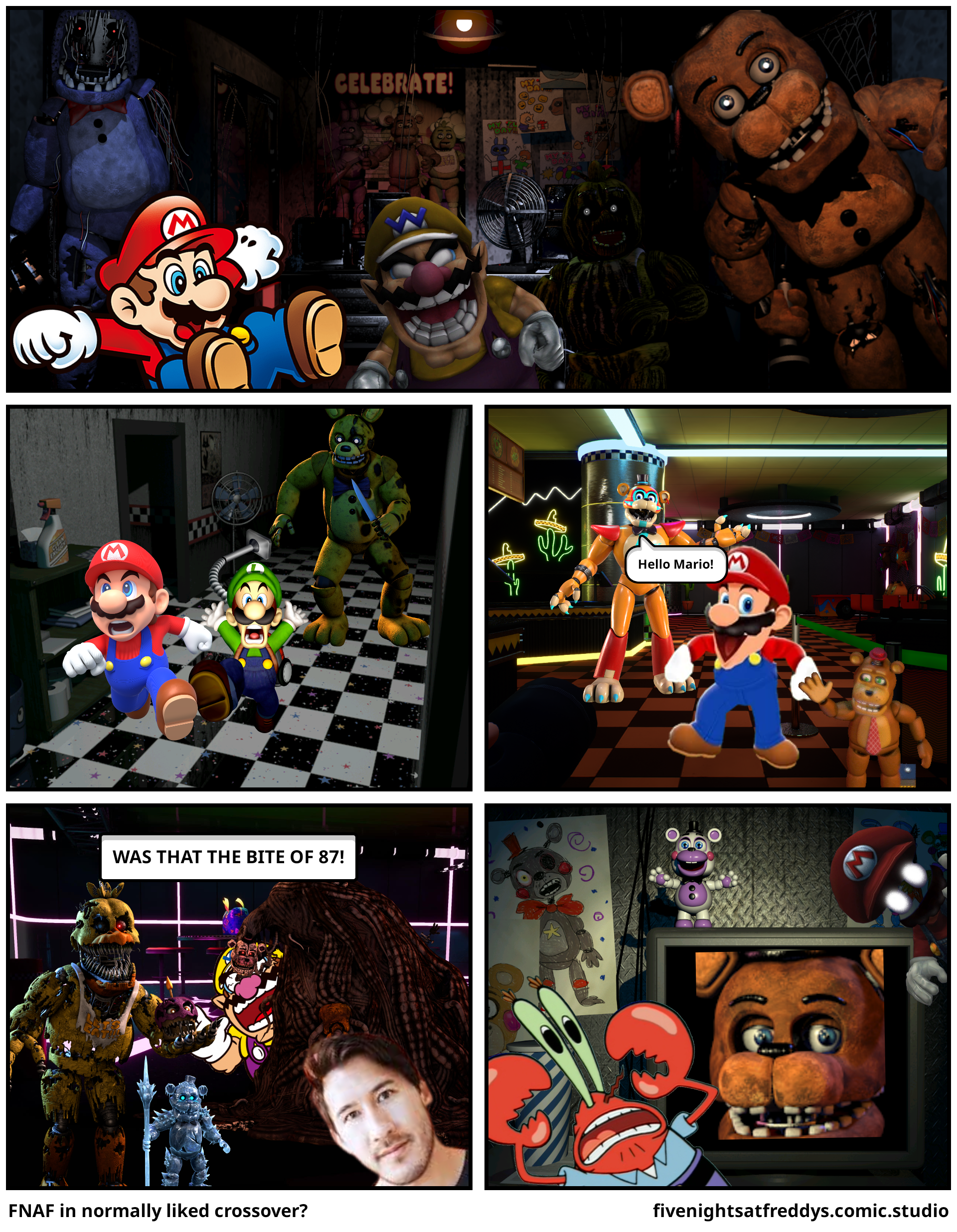 FNAF in normally liked crossover?