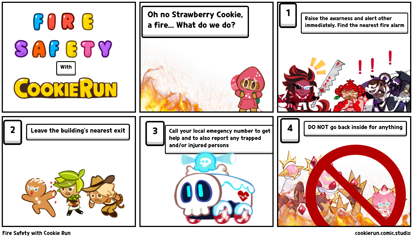 Fire Safety with Cookie Run