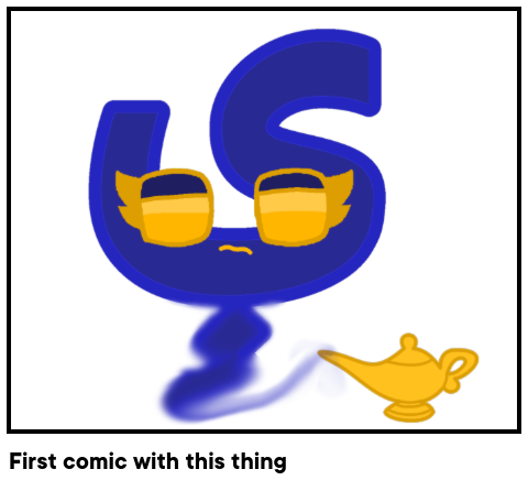 First comic with this thing 