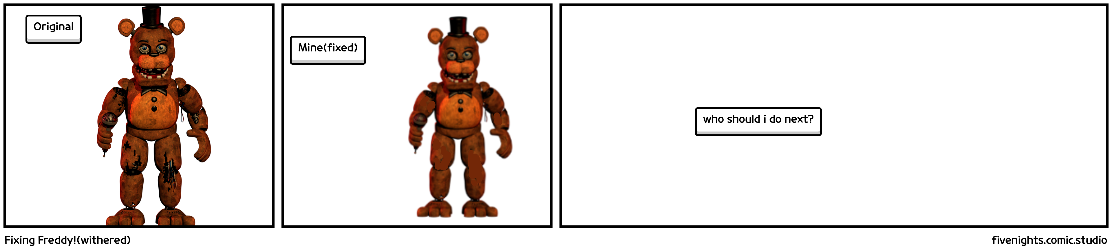 Fixing Freddy!(withered)
