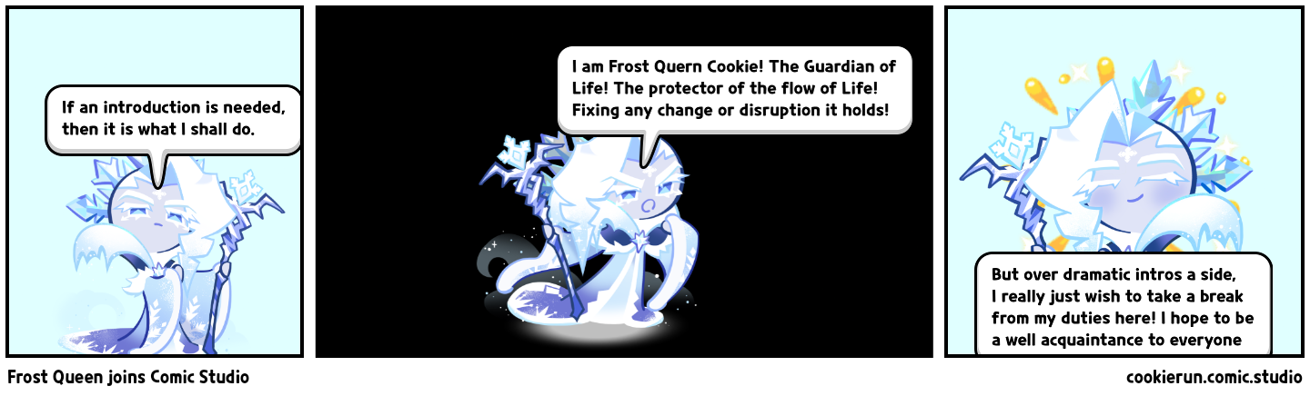 Frost Queen joins Comic Studio
